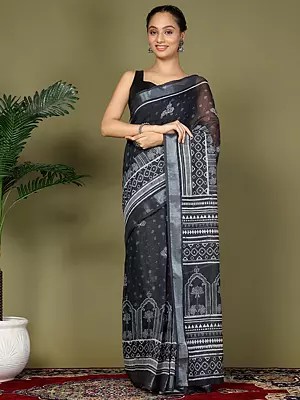 Cotton Saree With Lightweight Breathable Drape And Traditional Woven Pattern For Office Festive And Everyday Wear