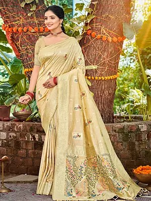 Women's Heavy Assam Silk With Meena Saree Bridal Ready Traditional Weaving Wedding And Festive Wear Saree