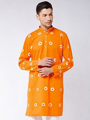 Pure Cotton Tie-Dye Pattern Kurta