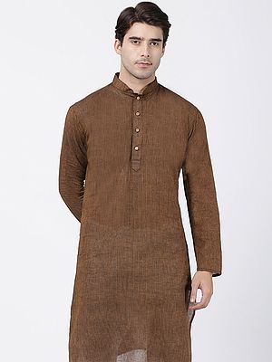 Pure Cotton Pinstripe Pattern Kurta