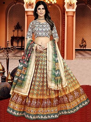  Rose Gold Indian Bride Women Royal Wedding Georgette Lehenga  Choli Net Dupatta Zari Heavy Work Ghagra : Clothing, Shoes & Jewelry