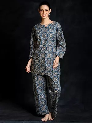 Pure Cotton Co-Ord Set with Chakra Pattern Print