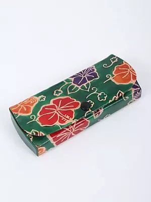 Shantiniketan Colorful Design Leather Goggles Case Holder
