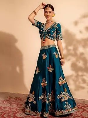 Fancy Premium Organza Lehenga Choli With Dupatta