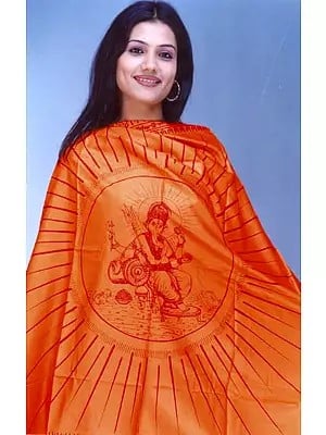 Ganapati Pure Cotton Pyar Shawal | Hand Crafted Religious Clothes