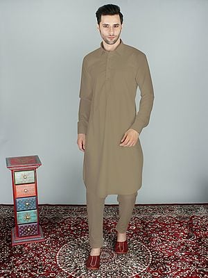 Pure Cotton Pathani Kurta Pajama Set