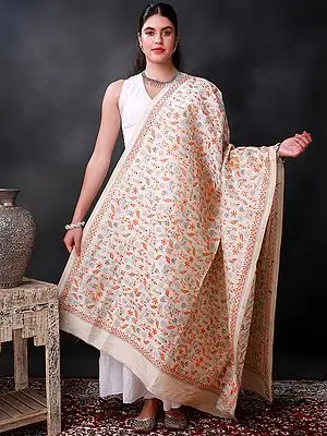 Parchment Nakshi Kantha Dupatta