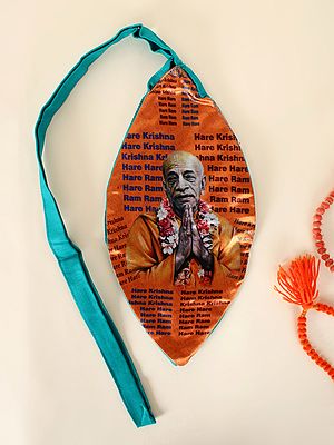 Srila Prabhupada Polycotton Printed Gaumukhi Japa Mala Bag for Mantra Jaap