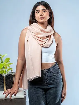 Reversible Pashmina Silk Stole from Nepal