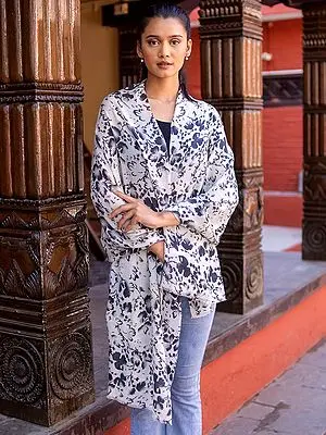 Pure Pashmina Cashmere Stole Multi Design Printed Stole from Nepal