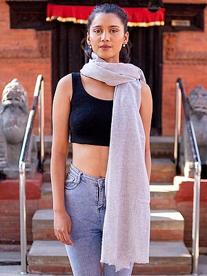 Melange Cashmere Pure Pashmina Stole from Nepal