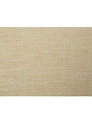 Cream-Cloud Linen Fabric from Handloom Laghu Udyog