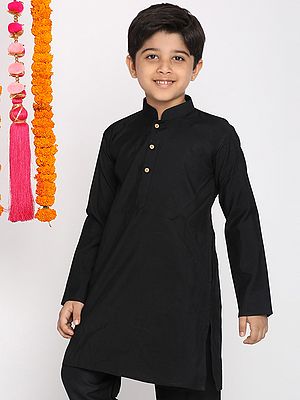Viscose Solid Plain Knee Length Kurta