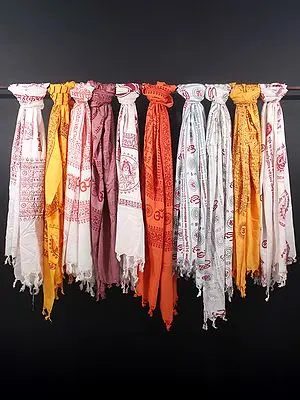Lot of Ten Prayer Shawls