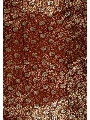 Banarasi Brocade with Floral Weave
