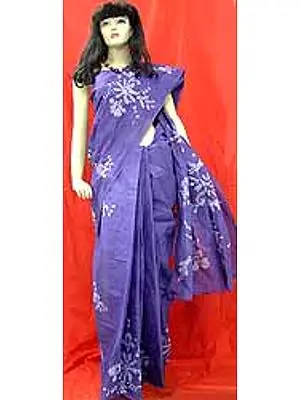 Block Printed Sari