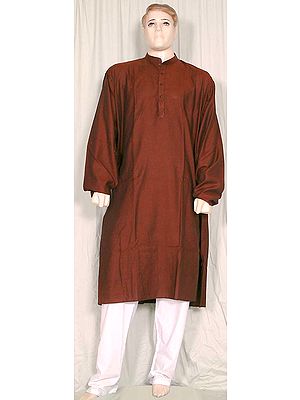 Chocolate Brown Kurta Set