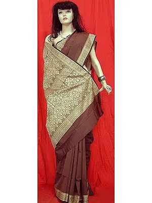 Coffee Brown Sari