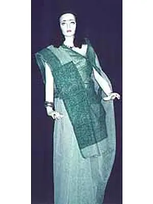 Moonga Cotton Sari