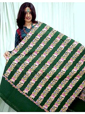 Phulkari Embroidered Shawl