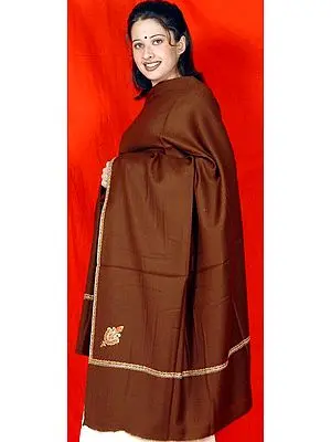 Plain Brown Shawl