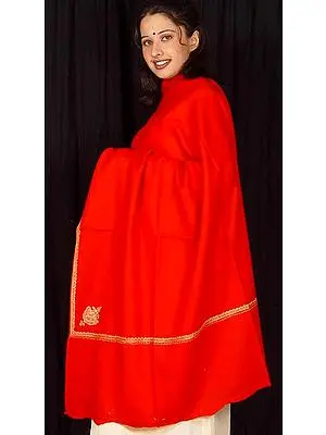 Plain Red Shawl