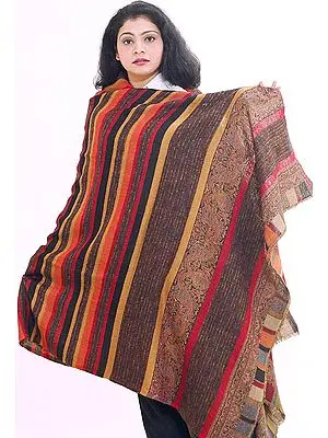 Polychrome Jamawar Shawl