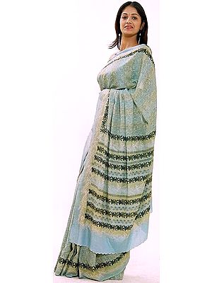Printed Chiffon Sari