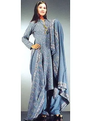 Printed Phulkari Suit