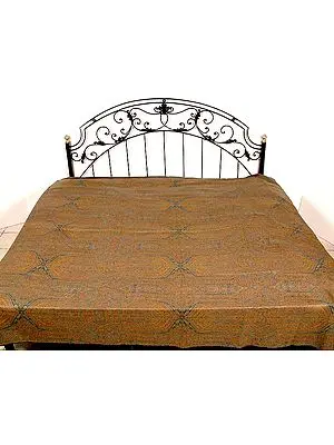 Pure Wool Jamawar Bedspread