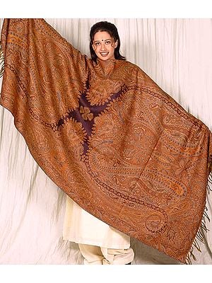 Pure Wool Jamawar Shawl