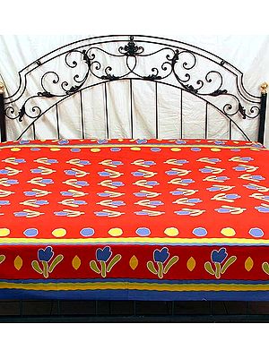 Red Bed Spread! (For the Children of the House)