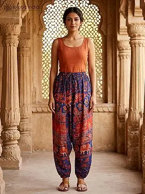 Printed Harem Trousers from Pilkhuwa