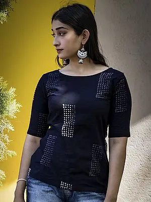 Blue Elementary Cotton Top