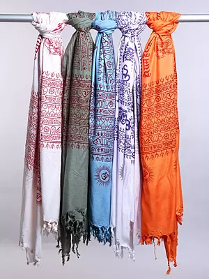 Lot of Five Prayer Shawls