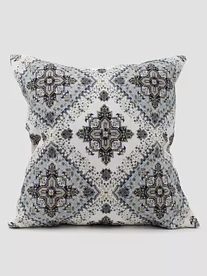 Cushion Cover with Printed Persian Motifs
