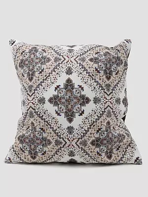 Cushion Cover with Printed Persian Motifs