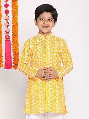 Pure Cotton Paisley Motif Kurta