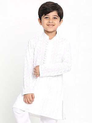 Pure Cotton Paisley Motif Kurta