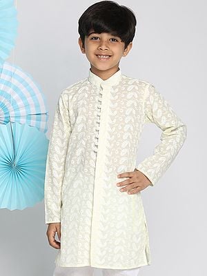 Pure Cotton Paisley Motif Kurta