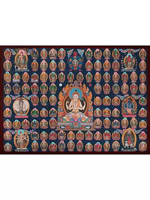 108 Chengrezig Thangka (Brocadeless Thangka)