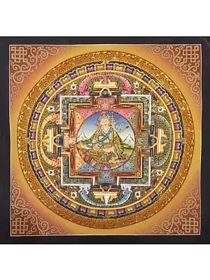 Guru Rinpoche Mandala Thangka/Guru Padmasambhava (Brocadeless Thangka)