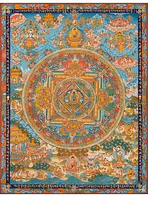Buddha Mandala (Brocadeless Thangka)