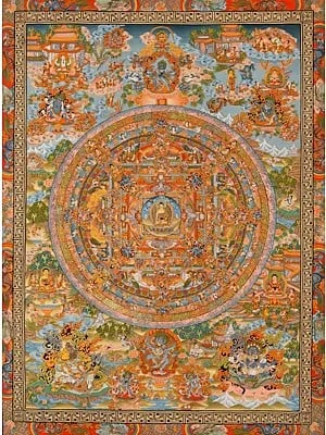 Buddha Mandala (Brocadeless Thangka)
