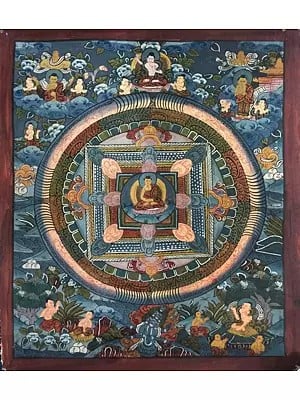 Mandala Thngka (Brocadeless Thangka)