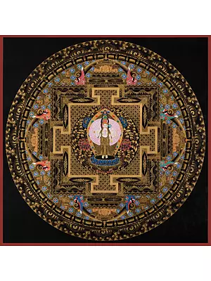 Lokeshvara Mandala (Brocadeless Thangka)