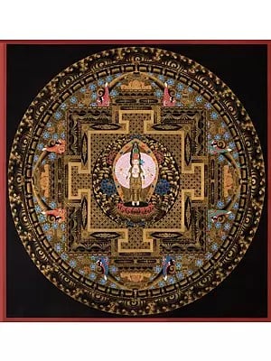 Lokeshvara Mandala (Brocadeless Thangka)