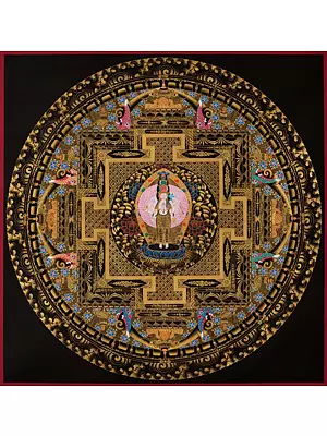 Lokeshvara Mandala (Brocadeless Thangka)