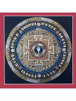 Conch Mandala (Brocadeless Thangka)