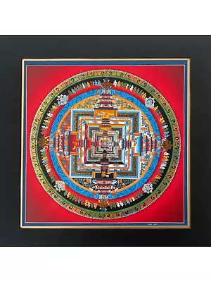Kalachakra Mandala (Brocadeless Thangka)